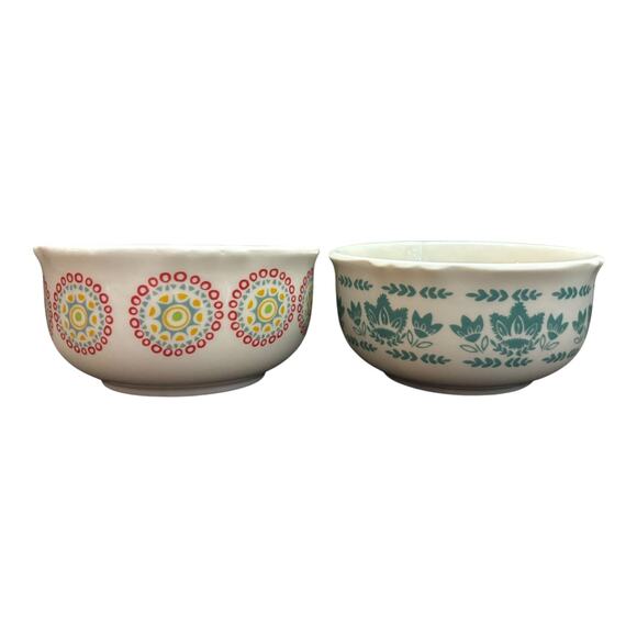 Pioneer Woman Dessert Dipping Bowl Set of Two Country Cottage Stoneware - Picture 1 of 5